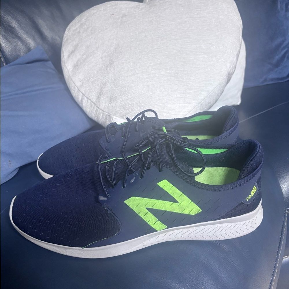 New Balance Blue and Green Sneakers Lightweight Mesh